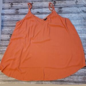 Orange Torrid Crinkle Gauze Sophie Swing Cami Size 4